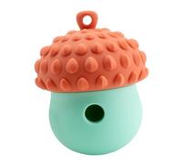 Fruusv Training Treat Toys, Acorn Shape Dog Food Dispenser, Size 9.5x9.5x12.5cm, Training Toy Teeth, Interactive Dog Ball for Boredom Buster, Puppy and Playtime