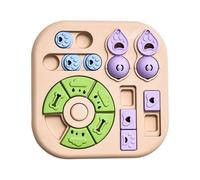 Fruusv Treat Puzzle Toy, Slow Feeding Dispenser, Non-Slip Engagement Toy with Reward Compartments, Cognitive Play Accessory for Puppies Cats and Kittens, Fun Feeding Toys to Encourage Foraging