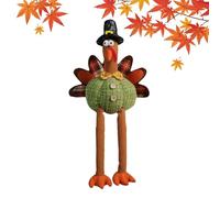 Fruusv Turkey Stuffed Animal, Acción de Gracias Plush Toys, dibujos animados Turkey Decoration, Kids Plush Turkey Toy, 9,8 pulgadas Turkey Plush, Acción de Gracias Home Decor, Soft Turkey Toy for Kids