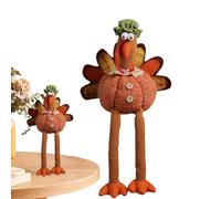Fruusv Turkey Stuffed Animal, Acción de Gracias Plush Toys, dibujos animados Turkey Decoration, Kids Plush Turkey Toy, 9,8 pulgadas Turkey Plush, Acción de Gracias Home Decor, Soft Turkey Toy for Kids
