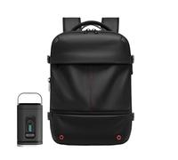 Fruusv Vacuum Backpack, Travel Suitcase, Expandable 48L Capacity, Waterproof Laptop Compartment, Business Travel Gear for Trip, Ranch, Overnight, Adventure, Urgency Use, 16.5×11.8×7.9 inches
