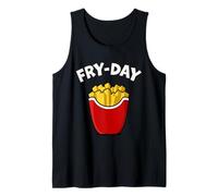 Fry Day Funny French Fries Viernes Amante de la comida rápida Camiseta sin Mangas