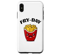 Fry Day Funny French Fries Viernes Amante de la comida rápida Carcasa para iPhone XS Max