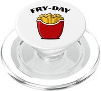 Fry Day Funny French Fries Viernes Amante de la comida rápida PopSockets PopGrip para MagSafe