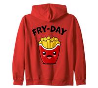 Fry Day Funny French Fries Viernes Amante de la comida rápida Sudadera con Capucha
