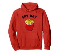 Fry Day Funny French Fries Viernes Amante de la comida rápida Sudadera con Capucha