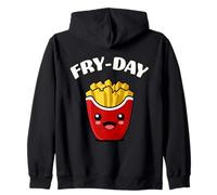 Fry Day Funny French Fries Viernes Amante de la comida rápida Sudadera con Capucha