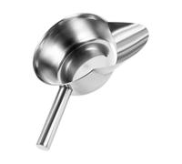 Fry Scoop - Stainless Steel Popcorn Shovel, Duck Billed Snack Scoop, Durable Kitchen Bagger Tool, Easy Serving Design | Dry Goods Handling, Candy Dessert Portioning, Bar Supplies, Ice Block Scooping