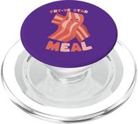 Fry-ve Star Meal Cute Bacon Juego de Palabras Comida para el Desayuno PopSockets PopGrip para MagSafe