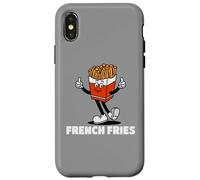Fryday Everyday Retro Foodie, Funny French Fries Carcasa para iPhone X/XS