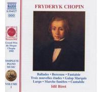 Fryderyk Chopin Chopin Piano Music Volume 1 (CD) Album (Importación USA)