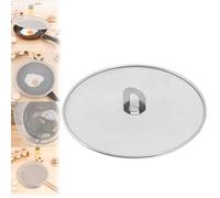 Frying Pan Cover Greaseproof Net, Splatter Screen for Cooking, Splatter Screen for Frying Pan, No Cooking Oil Mess No Burns (25cm/9.8in,Hand Withdrawals)
