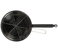 Frying Pan With Basket Vaello Black Enamelled Steel (Ø 28 Cm) NUEVO