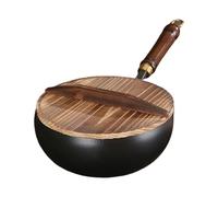 Frying Pans Nonstick, Safe Reusable Skillet, 9.45x4.33x17.72 inches Durable Cookware, Frying, Stewing, Scratch Resistant Pan with Even Heat Distribution for Home Kitchen Cooking