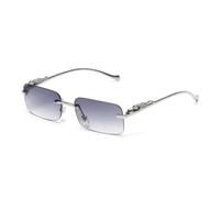 Fryloo Gafas de Sol,Gafas Sol polarizadas Hombres Mujeres Sin Borde Metal Temple Uv400 Gradient Lens