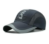 Fryloo Sombrero de Pescador Gorra Carrera Seca Rápida Respirable Verano Sol Viscera Béisbol Deportes Ligeros Al Aire Libre Pesca Senderismo para Hombres Mujeres-NV-un Tamaño