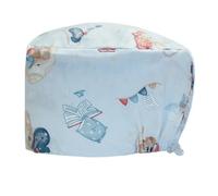 Fryloo Sombrero de Pescador Gorra Quirúrgica Trabajo Respirable Impresión Conejo Afortunado Limpieza Salón Belleza Enfermería Dental Médica Ajustable para Mujeres-k1078-un Tamaño