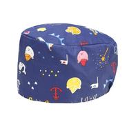 Fryloo Sombrero de Pescador Gorra Quirúrgica Trabajo Respirable Impresión Conejo Afortunado Limpieza Salón Belleza Enfermería Dental Médica Ajustable para Mujeres-k963-un Tamaño