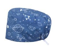 Fryloo Sombrero de Pescador Gorra Quirúrgica Trabajo Respirable Impresión Conejo Afortunado Limpieza Salón Belleza Enfermería Dental Médica Ajustable para Mujeres-k799-un Tamaño