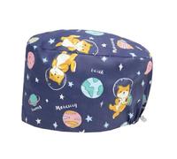 Fryloo Sombrero de Pescador Gorra Quirúrgica Trabajo Respirable Impresión Conejo Afortunado Limpieza Salón Belleza Enfermería Dental Médica Ajustable para Mujeres-k965-un Tamaño