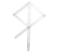 frymmx Transportador digital de acero inoxidable, buscador de ángulos de esquina ajustable, herramienta portátil de aleación de aluminio para una medición precisa del ángulo, ideal para ladrillo