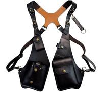 FRYSKY Bolsa de arnés de Hombro Cartera Doble Riñonera Steampunk Funda Antirrobo para Hombres Mujeres para Senderismo Ciclismo Motocicleta Camping