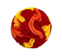 FRYSKYO Pelota Olfatear for Perros, Pelota Interactiva Olfatear Rompecabezas, Rompedor del Aburrimiento Perros, Entrenamiento De Olores for Razas Pequeñas Y Medianas, 20 cm Diámetro(M)