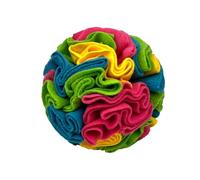 FRYSKYO Pelota Olfatear for Perros, Pelota Interactiva Olfatear Rompecabezas, Rompedor del Aburrimiento Perros, Entrenamiento De Olores for Razas Pequeñas Y Medianas, 20 cm Diámetro(A)