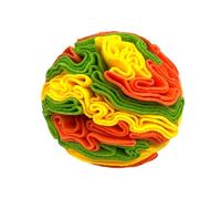 FRYSKYO Pelota Olfatear for Perros, Pelota Interactiva Olfatear Rompecabezas, Rompedor del Aburrimiento Perros, Entrenamiento De Olores for Razas Pequeñas Y Medianas, 20 cm Diámetro(B)