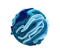 FRYSKYO Pelota Olfatear for Perros, Pelota Interactiva Olfatear Rompecabezas, Rompedor del Aburrimiento Perros, Entrenamiento De Olores for Razas Pequeñas Y Medianas, 20 cm Diámetro(J)