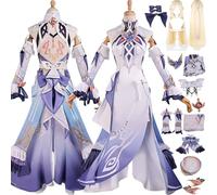 FRYWORK Personaje del Juego Nicole Reeyn Disfraz de cosplay Juego de Rol Uniforme Conjunto Completo Halloween Carnaval Traje de vestir con Peluca Sombrero Tocado para Mujeres (M)