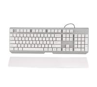 FRZY Teclado Retroiluminado, Teclado Retroiluminado RGB con Cable Hecho de Material ABS, SensacióN TáCtil CóModa para la Oficina en Casa (GK60 chavetero Blanco)