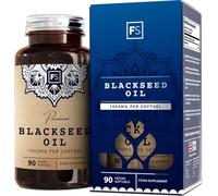 FS Black Seed Oil | 90 Cápsulas de Aceite de Comino Negro de Alta Potencia - 1000mg de Comino Negro por Cápsula | Cápsula Blanda de Alta Absorción | Sin OMG, Gluten ni Alérgenos | Hecho en RU