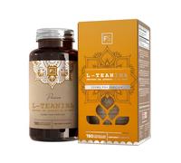 FS L Teanina | 180 Cápsulas de L-Teanina de Té Verde - Extracto de Té Verde de Alta Potencia de 750mg que Proporciona 300mg de Theanine por Porción | Sin OGM, Gluten ni Lácteos | Fabricado en el RU