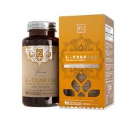 FS L Teanina | 90 Cápsulas de L-Teanina de Té Verde - Extracto de Té Verde de Alta Potencia de 750mg que Proporciona 300mg de Theanine por Porción | Sin OGM, Gluten ni Lácteos | Fabricado en el RU