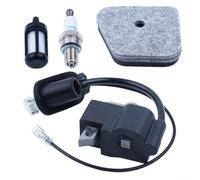 FS90R FS100R FS110R FS130R KM110R FC90 Compatible para bobina de encendido y kit de filtro de aire de repuesto pieza de filtro de combustible número 4180 1302 A MC 4180 B para recortadoras de gas