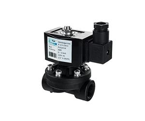 FSA Electroválvula plástico PA6 1/2" 230V AC 0-6 bar NBR normalmente cerrada