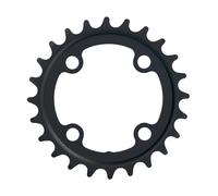 FSA Steel MTB Chainring (2x11, 64x24T, Black, 4h)