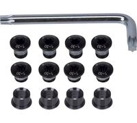 FSA Tornillos de plato 4 brazos negro one_size