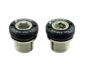 FSA Unisex's Self Extracting Steel ISIS Crank Bolt-Black, Size M15