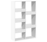 fsahslih Estantería blanca 100 x 33 x 155,5 cm con 7 compartimentos | Estantería de pie flexible para salón y oficina con 7 compartimentos, material de madera de fácil cuidado y aspecto moderno.