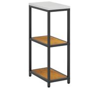 fsahslih Estantería de cocina de metal 30 x 50 x 92 cm oxidada | Solución de estantería de acero resistente para cocina, balcón y terraza con prácticos estantes para suministros y vajilla.