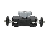 FSAKLPXOV Aluminium Alloy Magic Arm with Ballhead, Metal Adjustable Support Arm for Camera Cage, Monitor, Microphone and Fill Light, 360° Rotation, 1/4" Thread