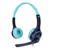 FSAKLPXOV Children's Headset Stereo Foldable Wired Kids Headphones, 3.5mm On - Ear Headphones with Sharing Port, Soft Earmuffs, 40mm Drivers, for Smartphones, Chromebooks, Tablets and