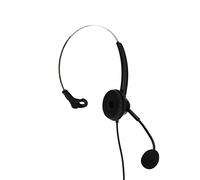 FSAKLPXOV H360 - RJ9 Auricular Telefónico Profesional para Centros de Atención al Cliente, con Micrófono Cancelador de Ruido, Diseño Ergonómico Ligero y Cable Largo para Oficina y