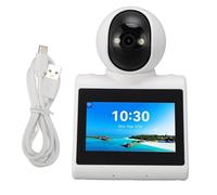 FSAKLPXOV Video Calling Smart Camera with HD Screen, 2 - Way One - Click Call Indoor 2K Security Camera for Elderly Kids Home Monitoring, ABS Body, 1080P Real - Time Video