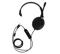 FSAKLPXOV X6S USB 2 Monaural Telephone Headset, Professional HD Noise Reduction Communication Headset with Adjustable Volume and One - Touch Mute for Customer Service, Call Centers and Home