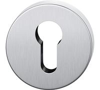 FSB 0 17 1735 01510 6204 AGL-Cilindro cilíndrico Redondo para Roseta (55 x 7 mm, Acero Inoxidable Mate), Plata