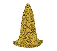 FSCEV Bonita capa con capucha de girasol para adolescentes, disfraz de mago de muerte de vampiro, bruja, carnaval, Halloween