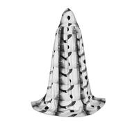 FSCEV Capa con capucha de hockey sobre hielo para adolescentes, disfraz de bruja, vampiro, carnaval, Halloween, mago